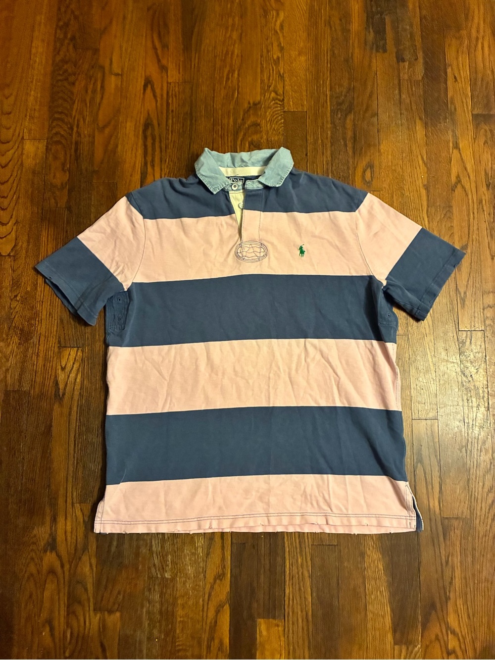 Vintage polo by Ralph Lauren denim collar shirt size large